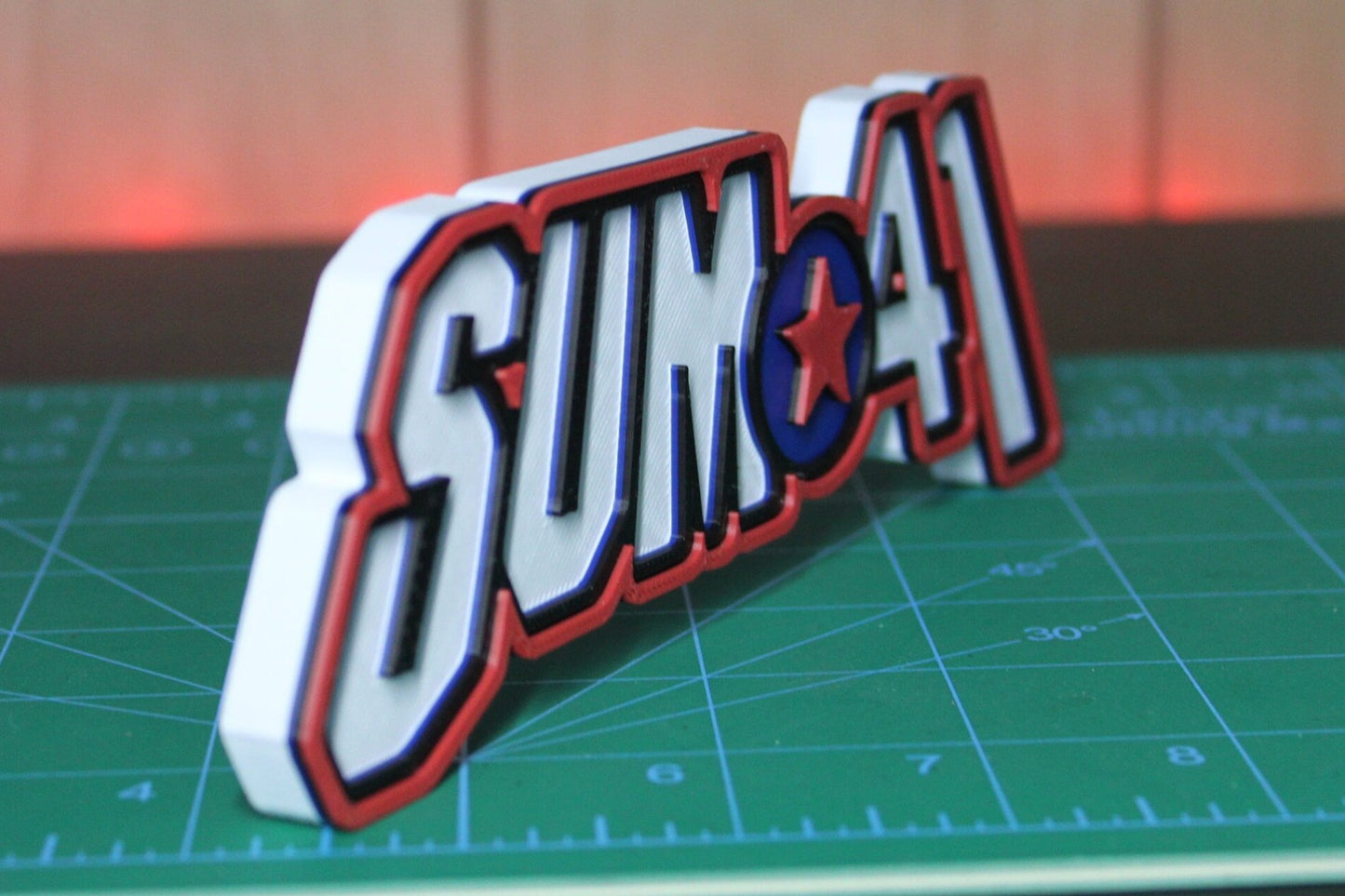 Sum 41 3D Printed Logo Art