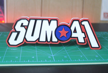 Sum 41 3D Printed Logo Art