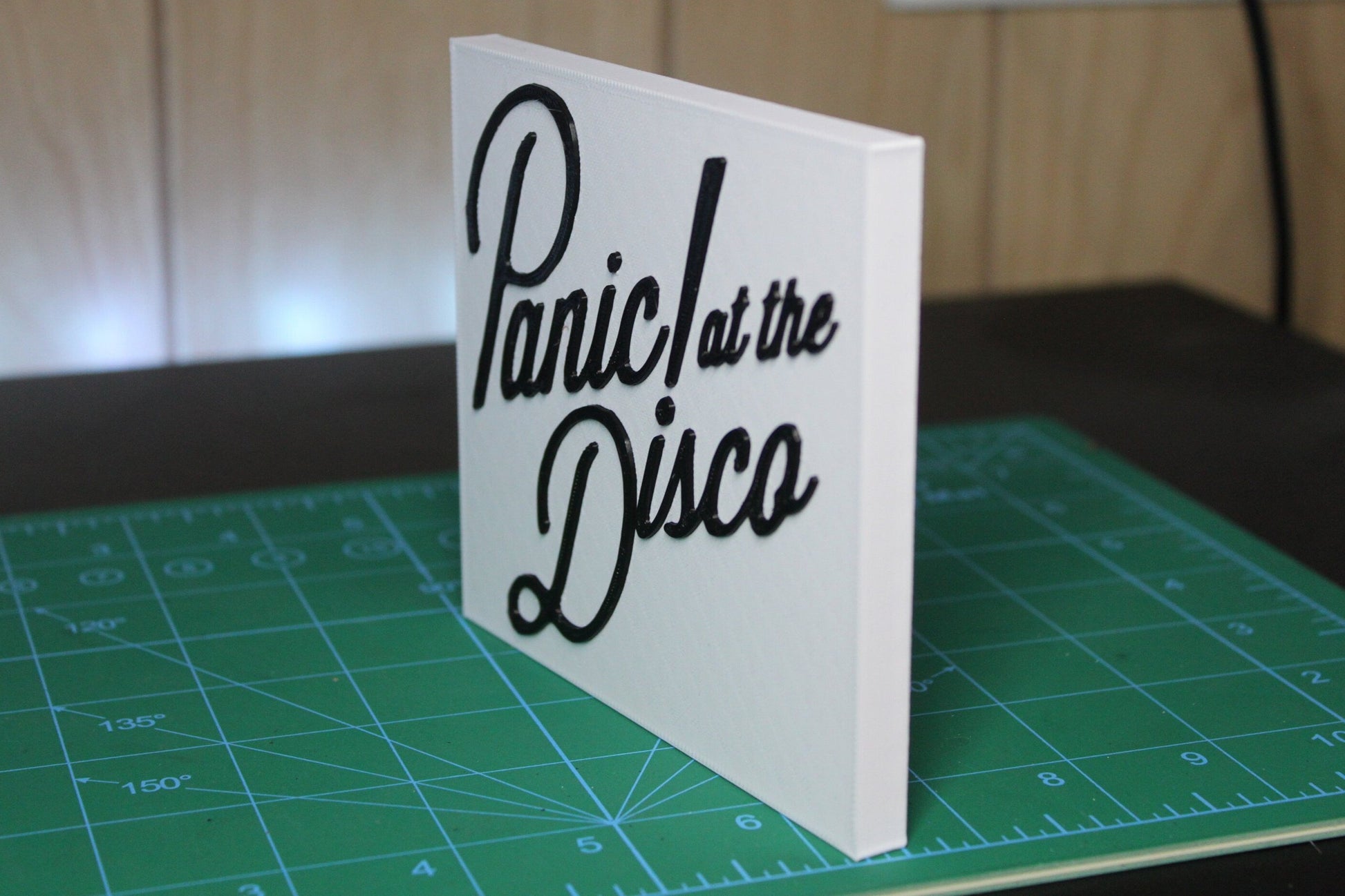 Panic! at the Disco 3D Printed Logo 3D Art