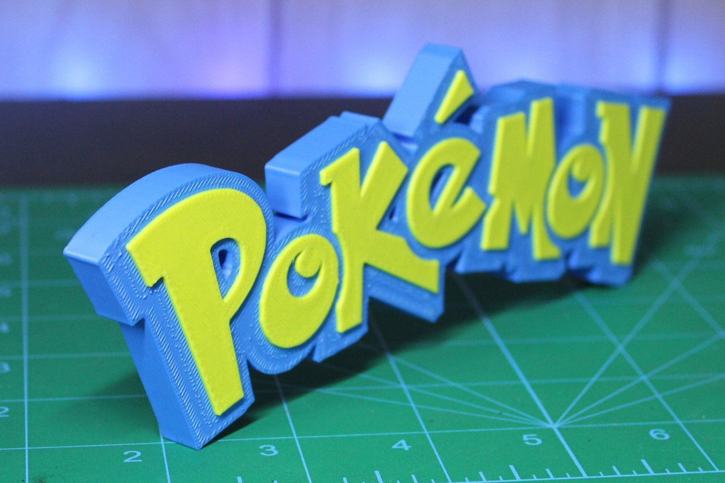 Pokémon 3D printed Logo Sign Wall Desk Shelf Art