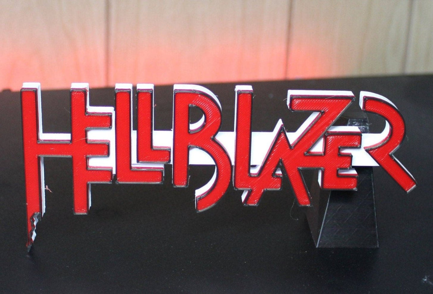 Hellblazer 3D printed Comic Logo Art