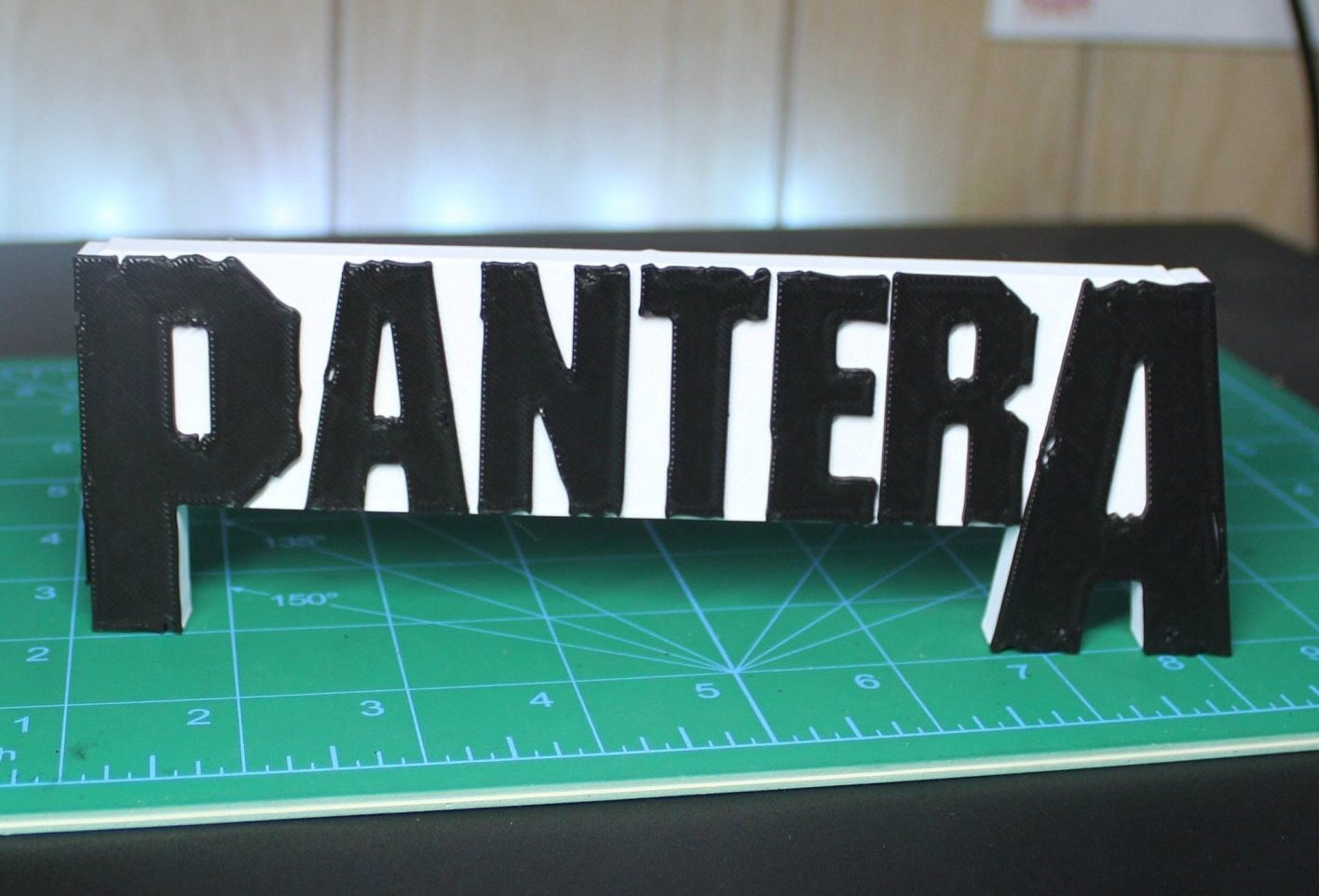 Pantera 3D logo Art