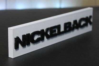 Nickelback 3D Printed Logo Art