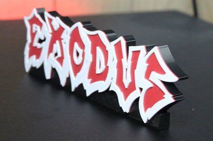 Exodus 3D Logo Art