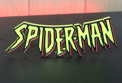 Spider-Man 3D printed Comic Logo Art