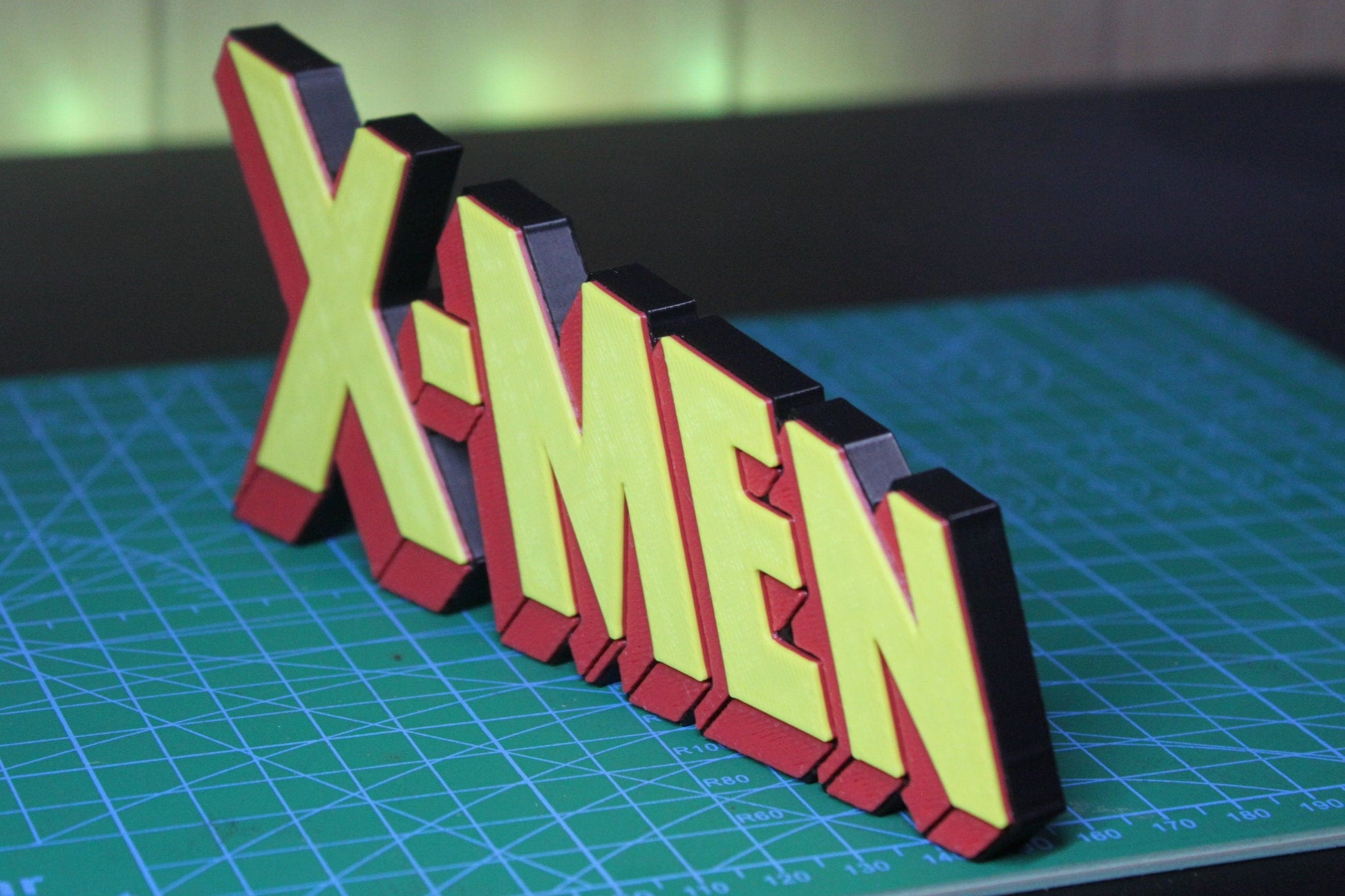 X-Men 3D printed Comic Logo Art