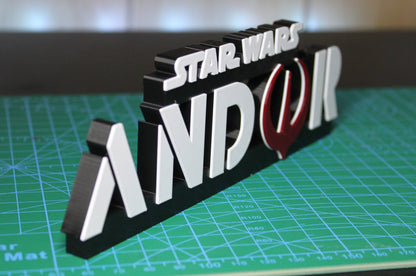 Andor 3D printed Logo Art