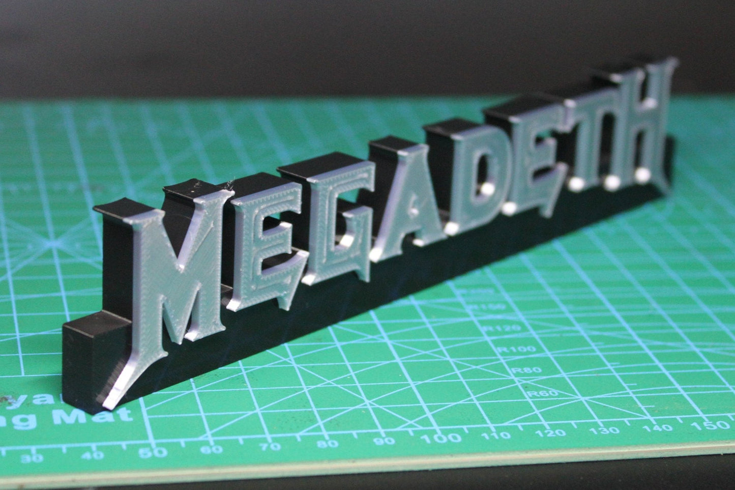 Megadeth 3D Printed Logo Art