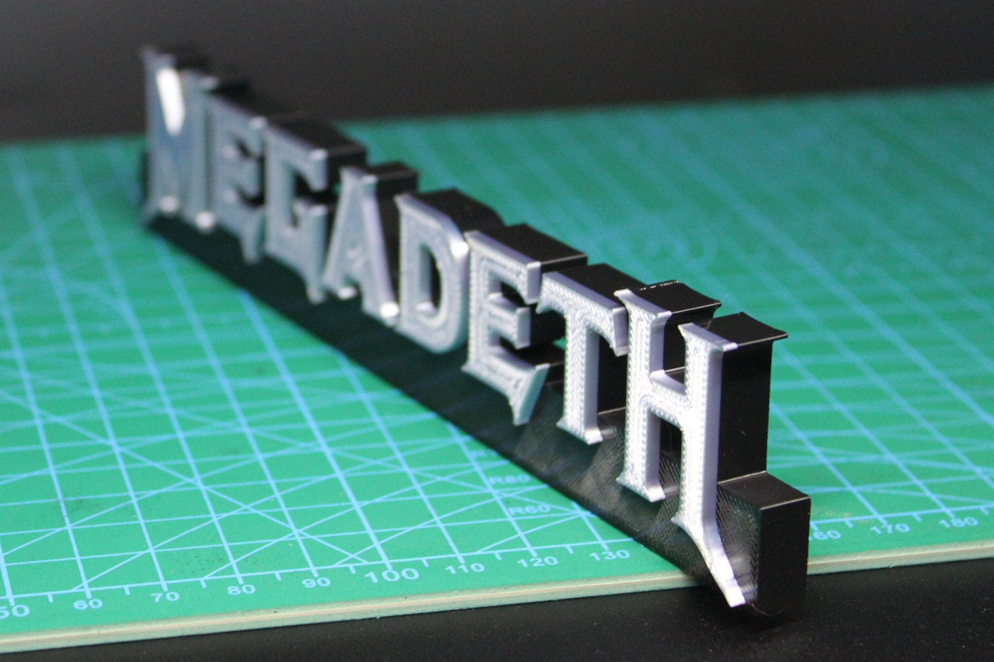 Megadeth 3D Printed Logo Art