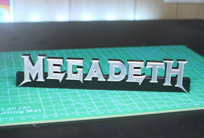 Megadeth 3D Printed Logo Art