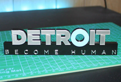 Detroit Become Huma 3D printed Logo Art