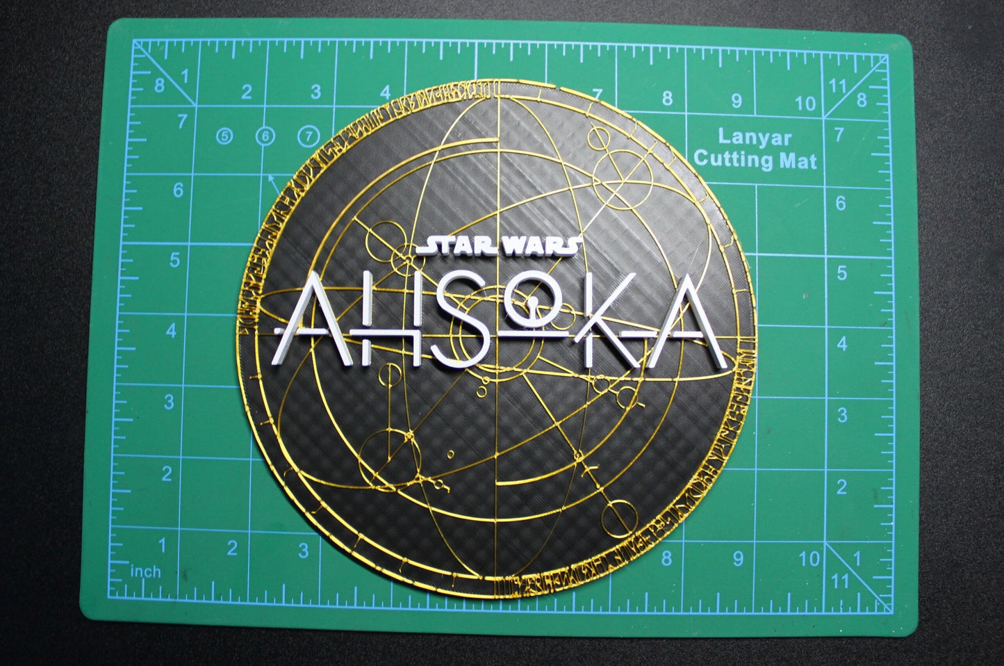 Ahsoka 3D printed Logo Sign Wall Desk Shelf Art