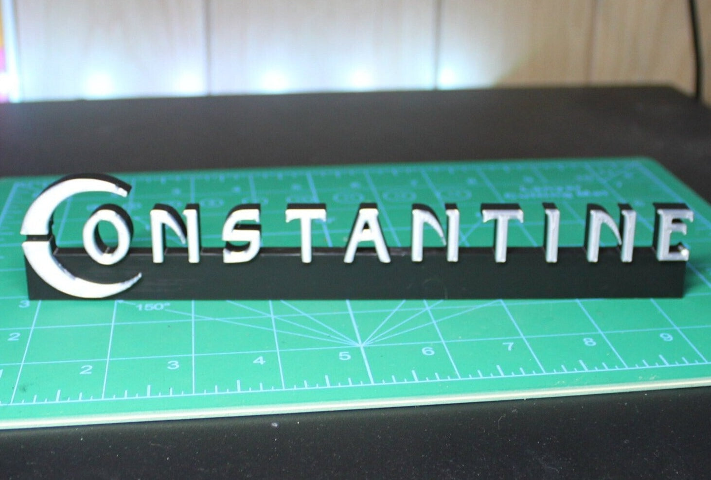 Constantine 3D printed Comic Logo Art