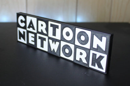 Cartoon Network 3D printed Logo Sign Wall Desk Shelf Art