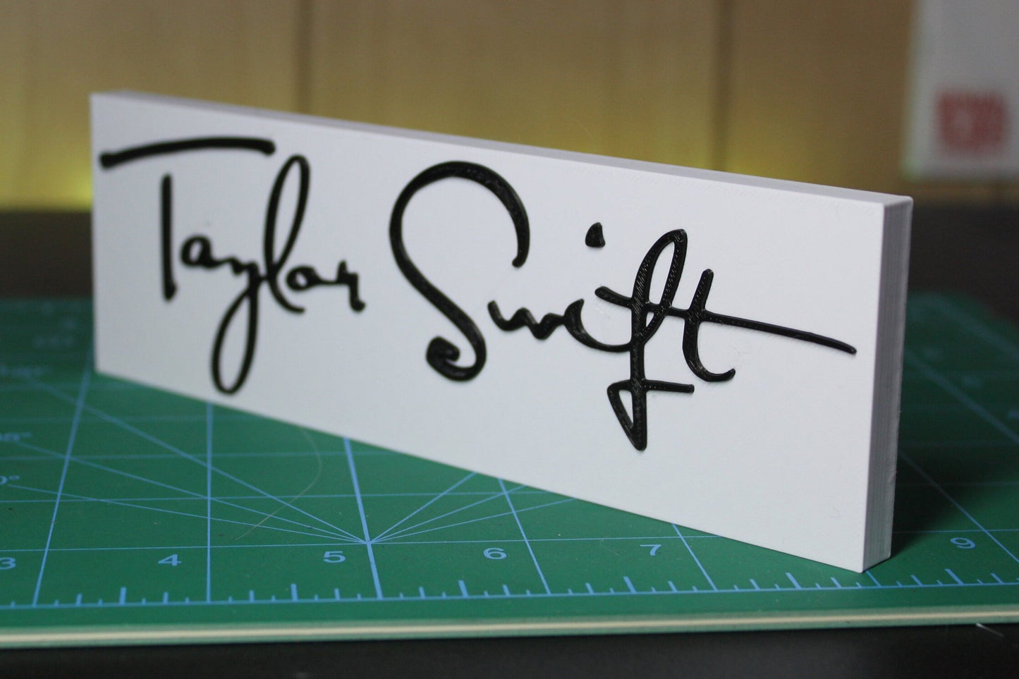 Taylor Swift 3D Printed Logo 3D Art