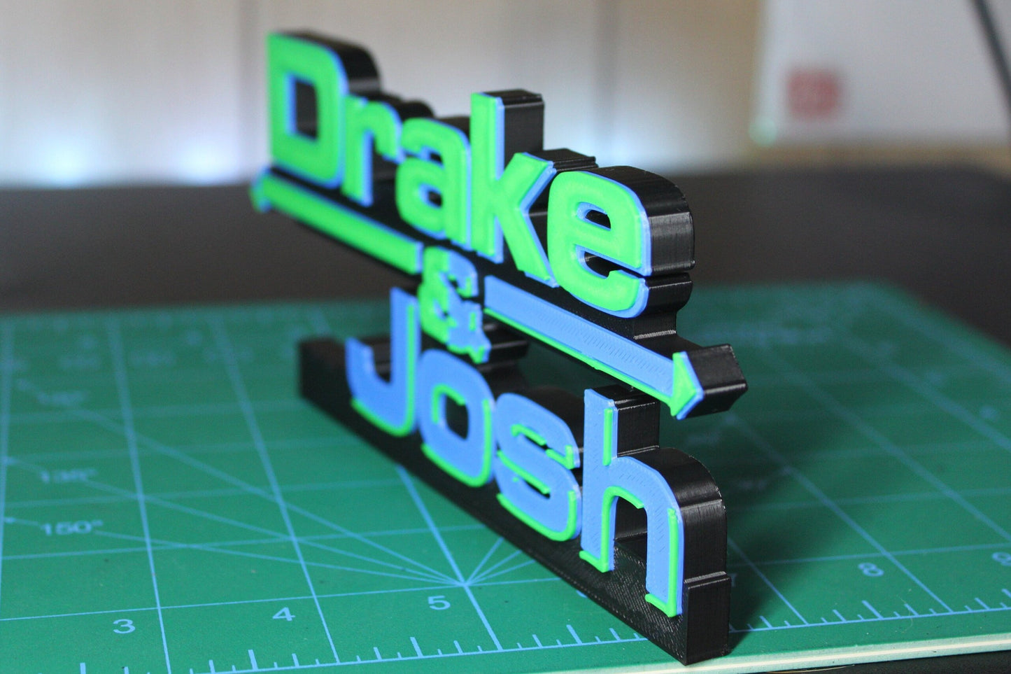 Drake & Josh 3D printed Logo Sign Wall Desk Shelf Art