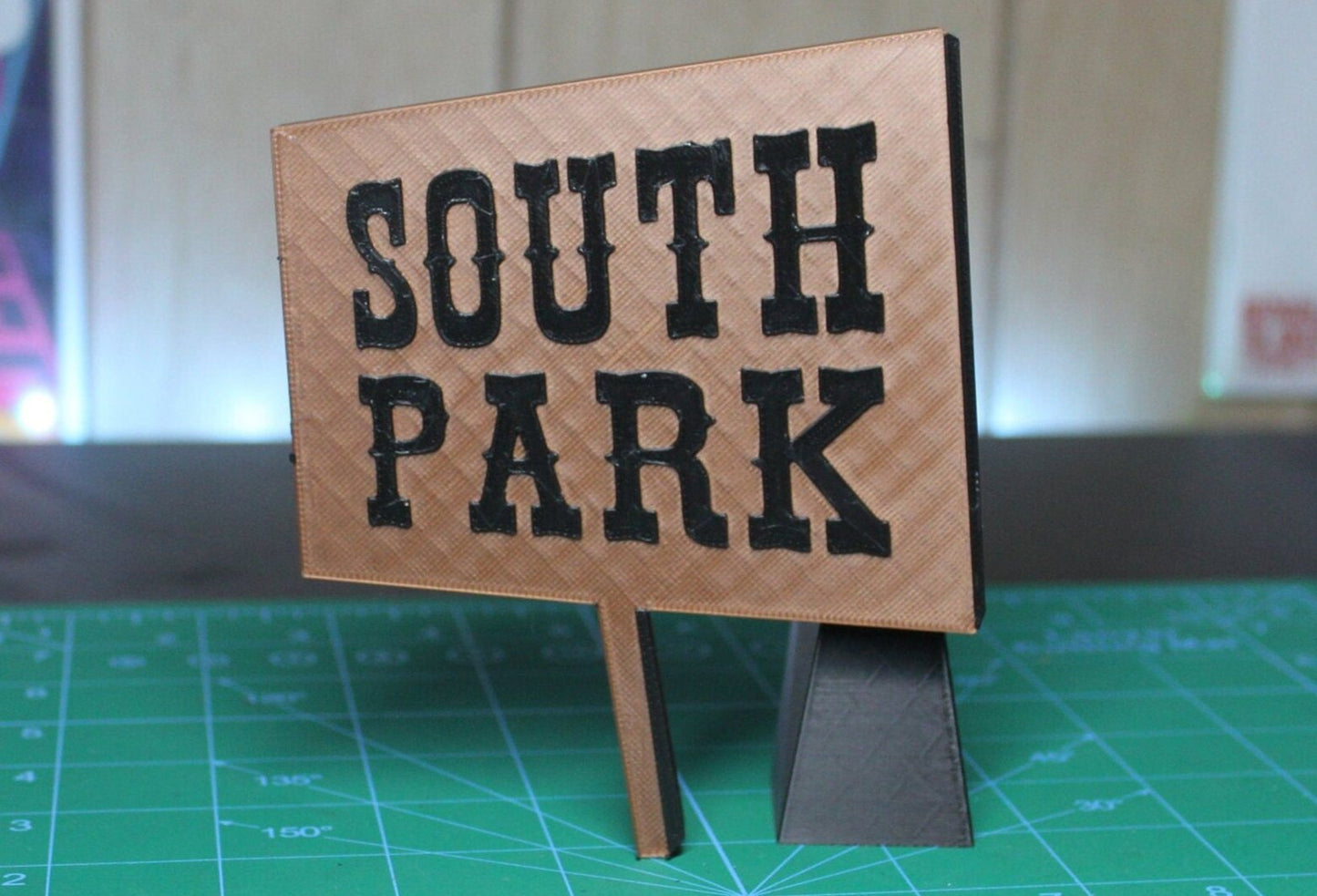 South Park 3D printed Logo Sign Wall Desk Shelf Art