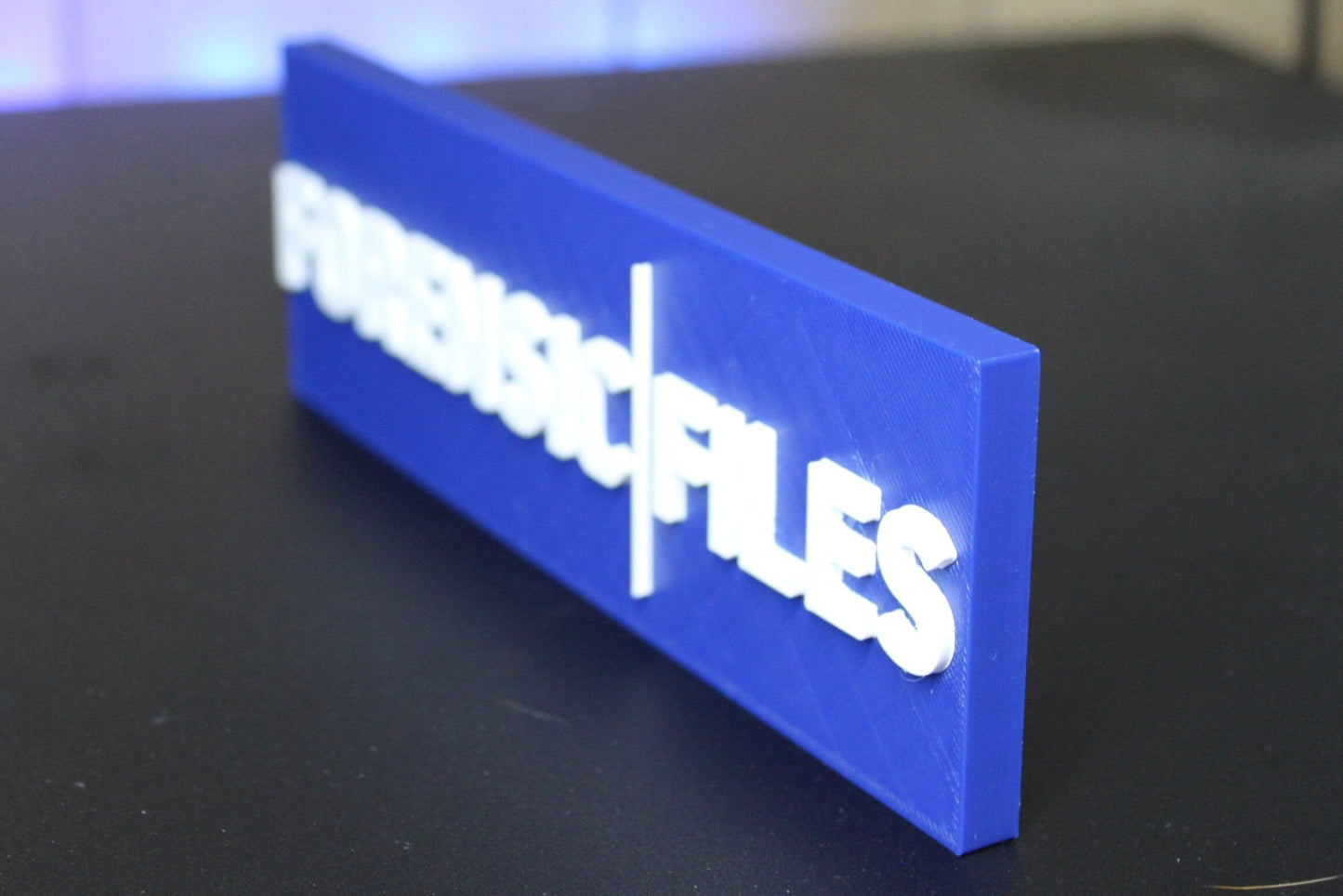 Forensic Files 3D printed Logo Sign Wall Desk Shelf Art