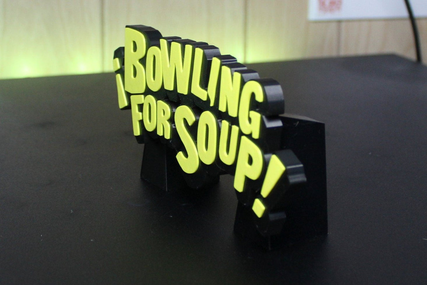 Bowling for Soup! 3D Printed Logo Art