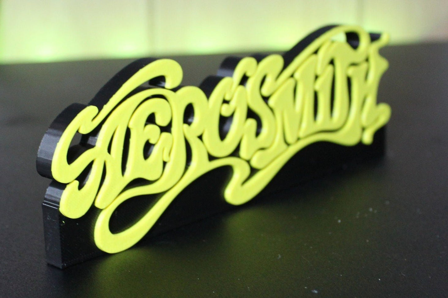 Aerosmith 3D Printed Logo Art