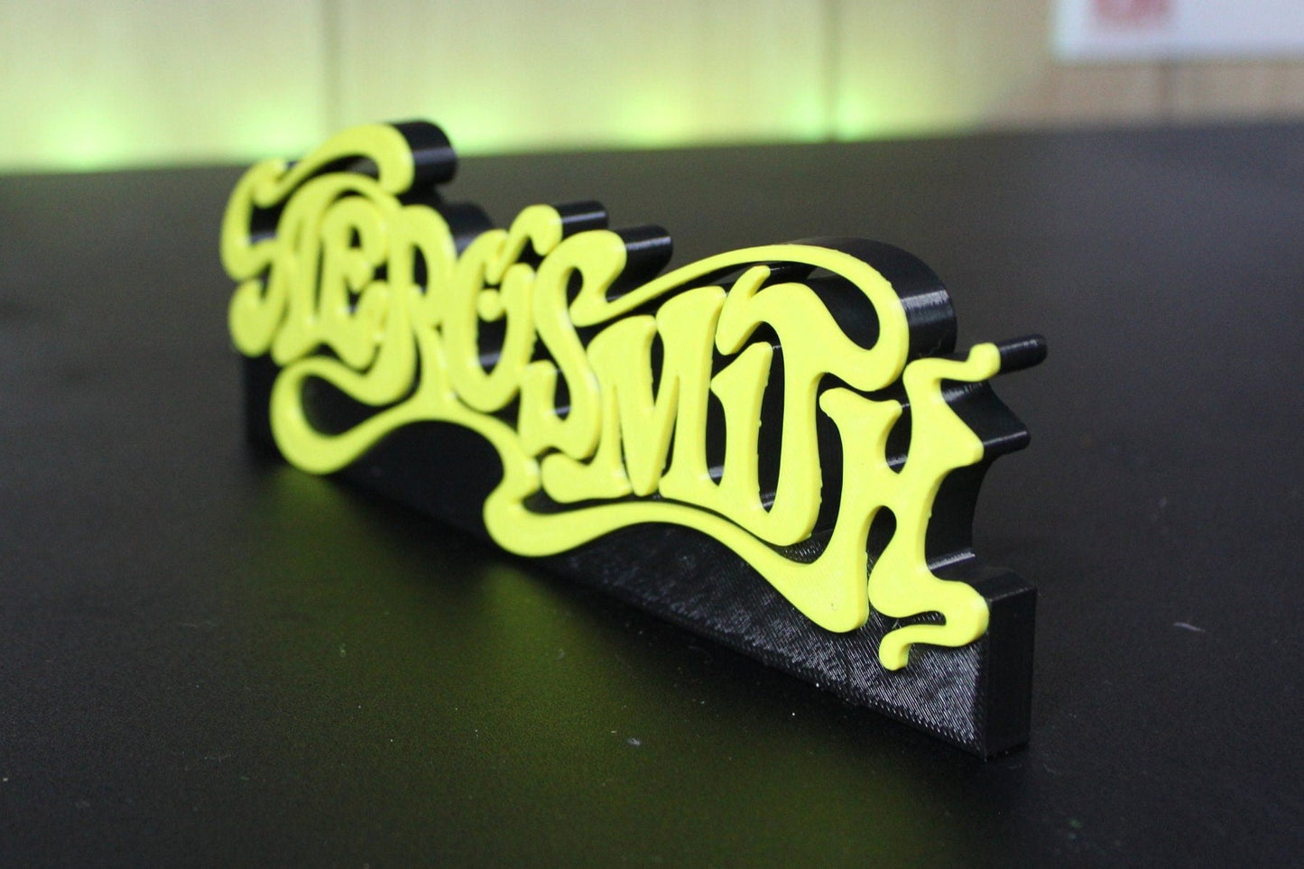 Aerosmith 3D Printed Logo Art