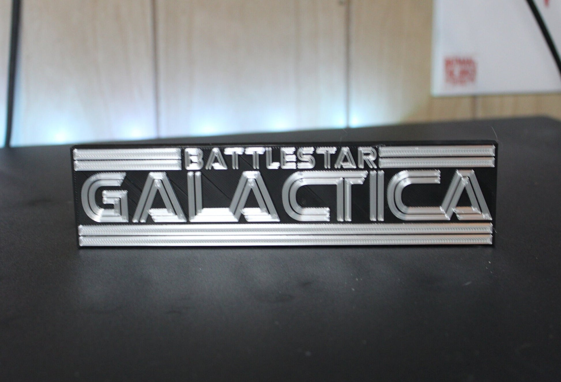 Battlestar Galactica 3D Printed Logo Art