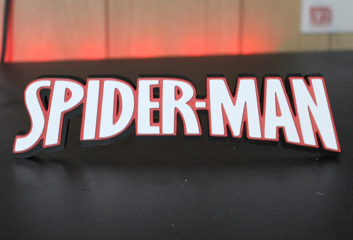 Spider-Man 3D printed Comic Logo Art