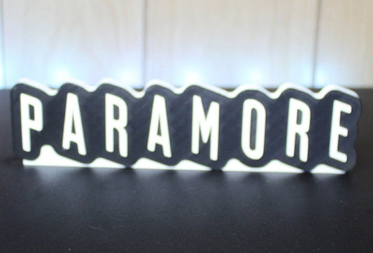 Paramore 3D Printed Logo 3D Art