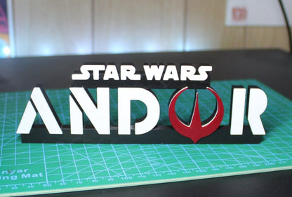 Andor 3D printed Logo Art