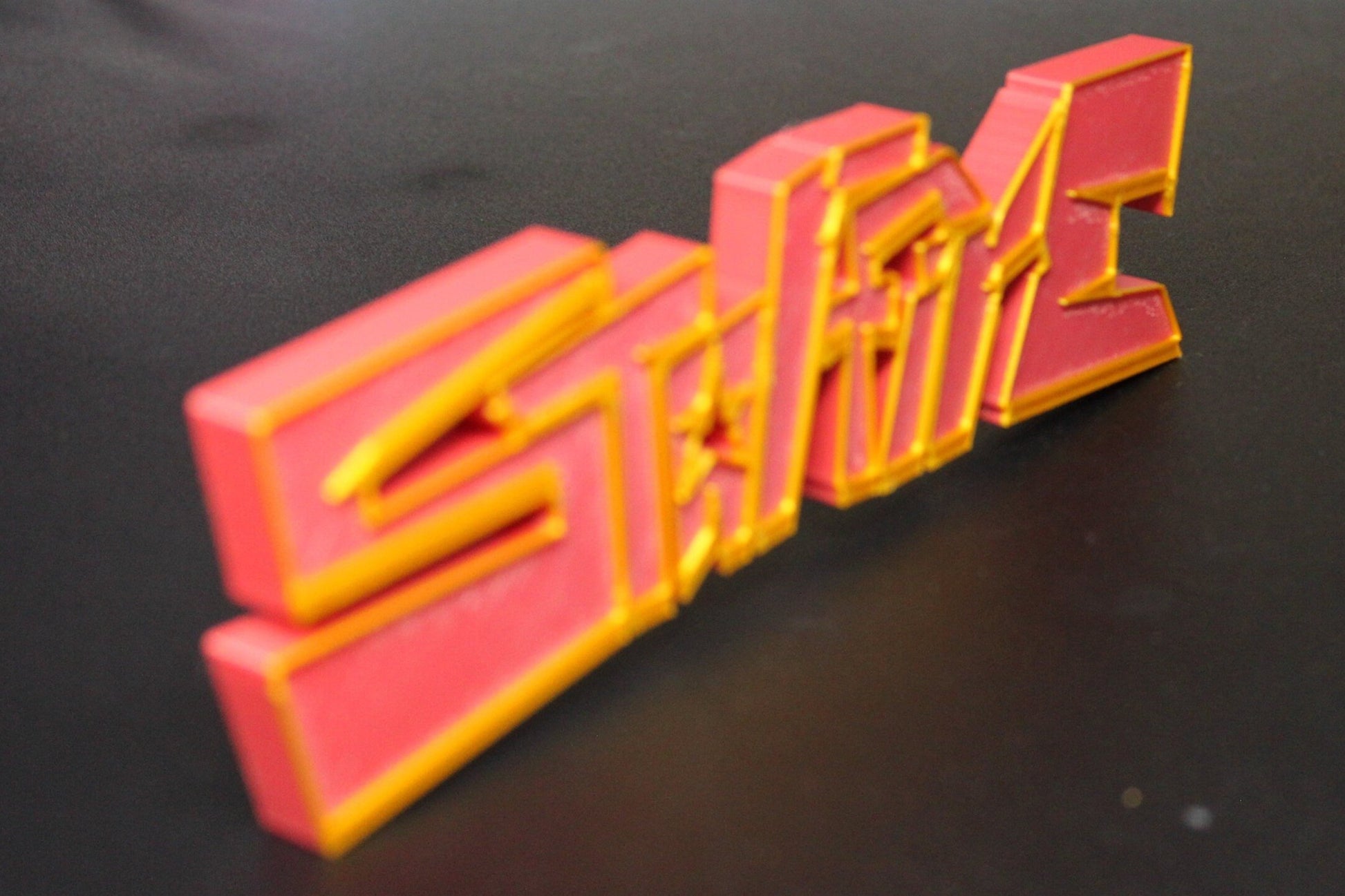 Starfire 3D printed Comic Logo Art