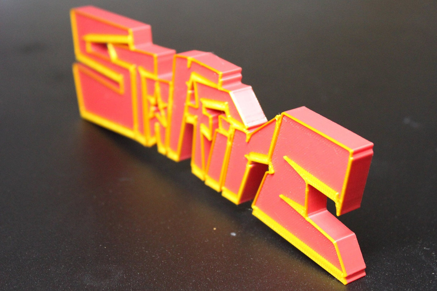 Starfire 3D printed Comic Logo Art