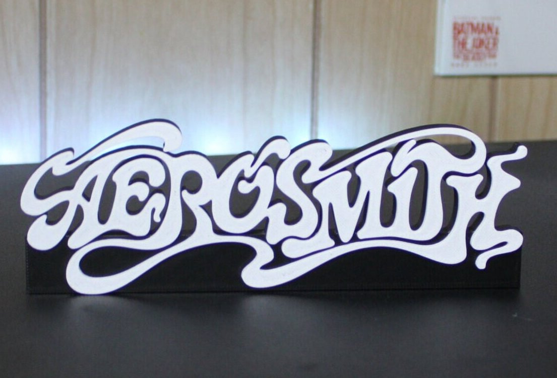 Aerosmith 3D Printed Logo Art