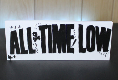 All Time Low 3D Printed Logo Art