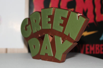 Green Day 3D Printed Logo Art