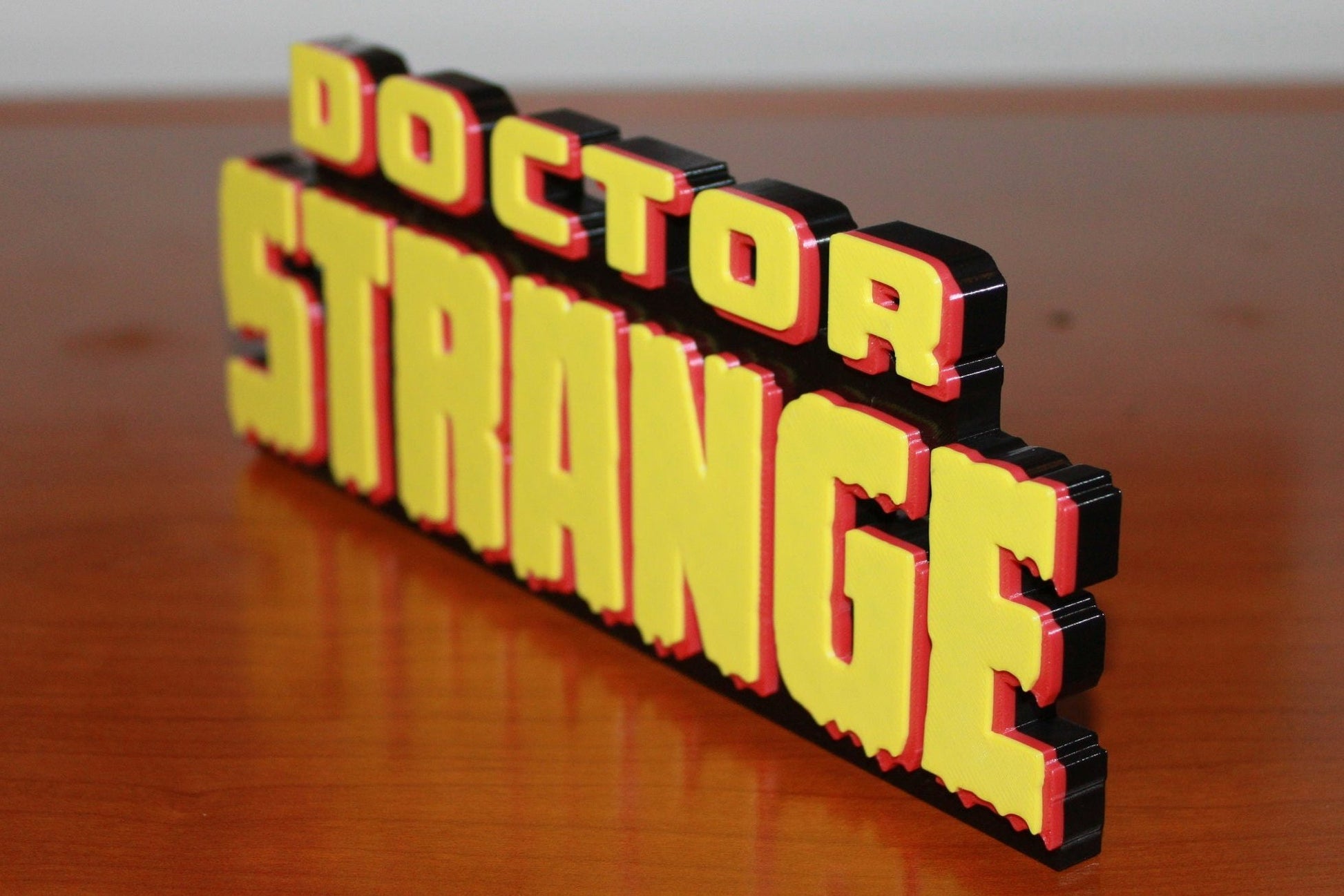 Doctor Strange 3D printed Comic Logo Art