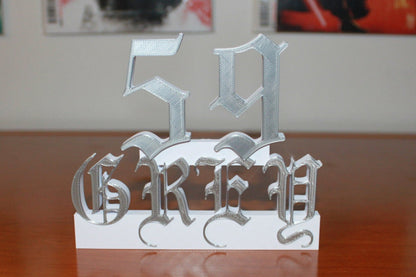 Suicide Boys, Grey 59, G59, 3D printed Logo Sign Wall Desk Shelf Art