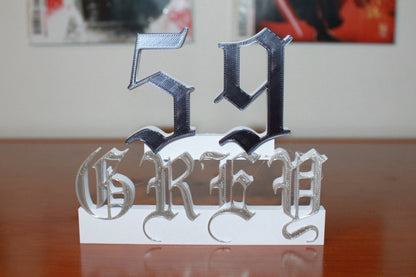 Suicide Boys, Grey 59, G59, 3D Printed Logo Art