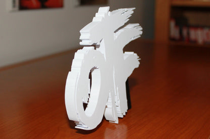 OTF, Lil Durk 3D Printed Logo Art