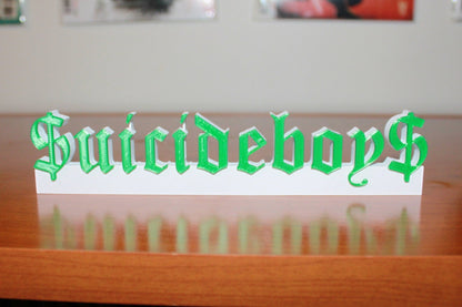 Suicide Boys 3D Printed Logo Art