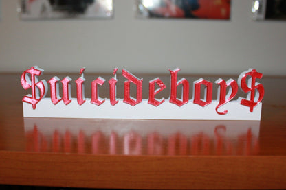 Suicide Boys 3D Printed Logo Art