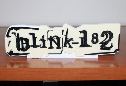 Blink 182 3D Printed Logo Art