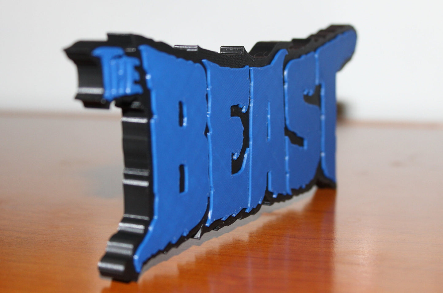 Beast 3D printed Logo Sign Wall Desk Shelf Art