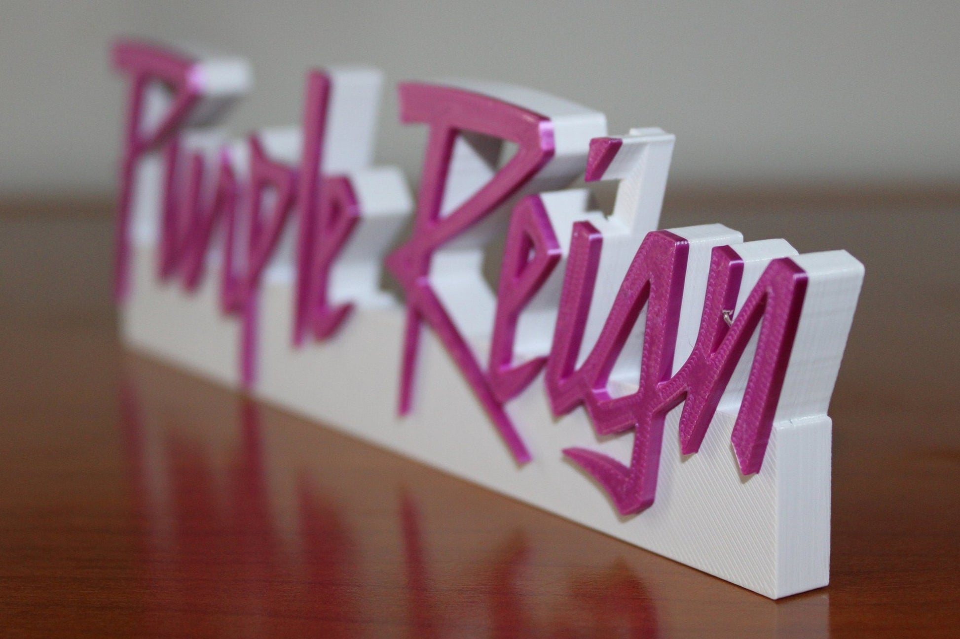 Purple Reign, Future 3D Printed Logo Art