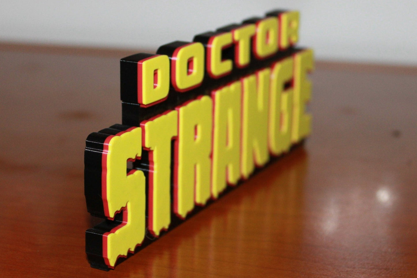 Doctor Strange 3D printed Comic Logo Art