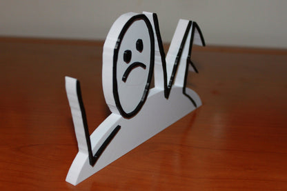 Lil Peep Love 3D Logo Art