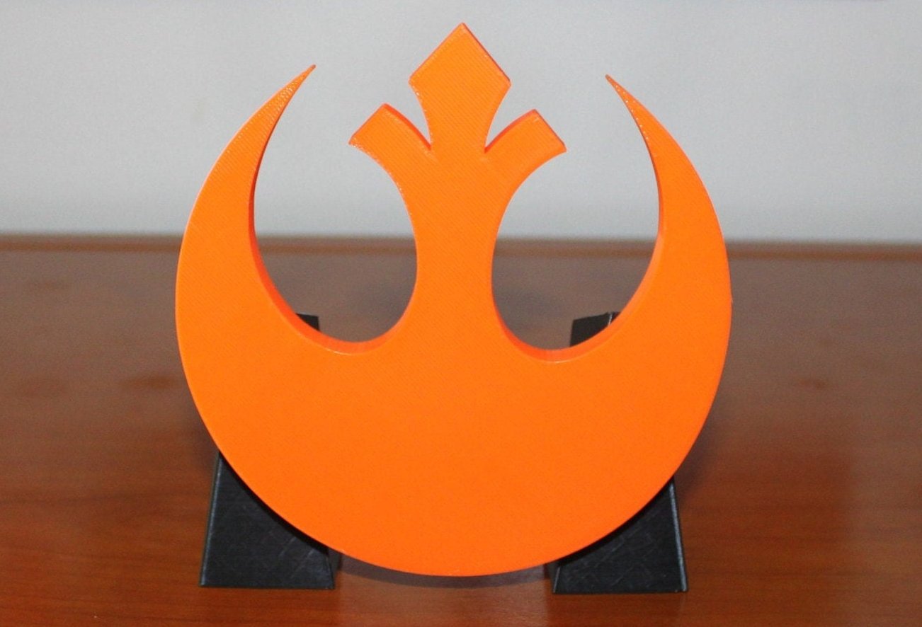 Rebel Alliance Insigna 3D printed Logo Art