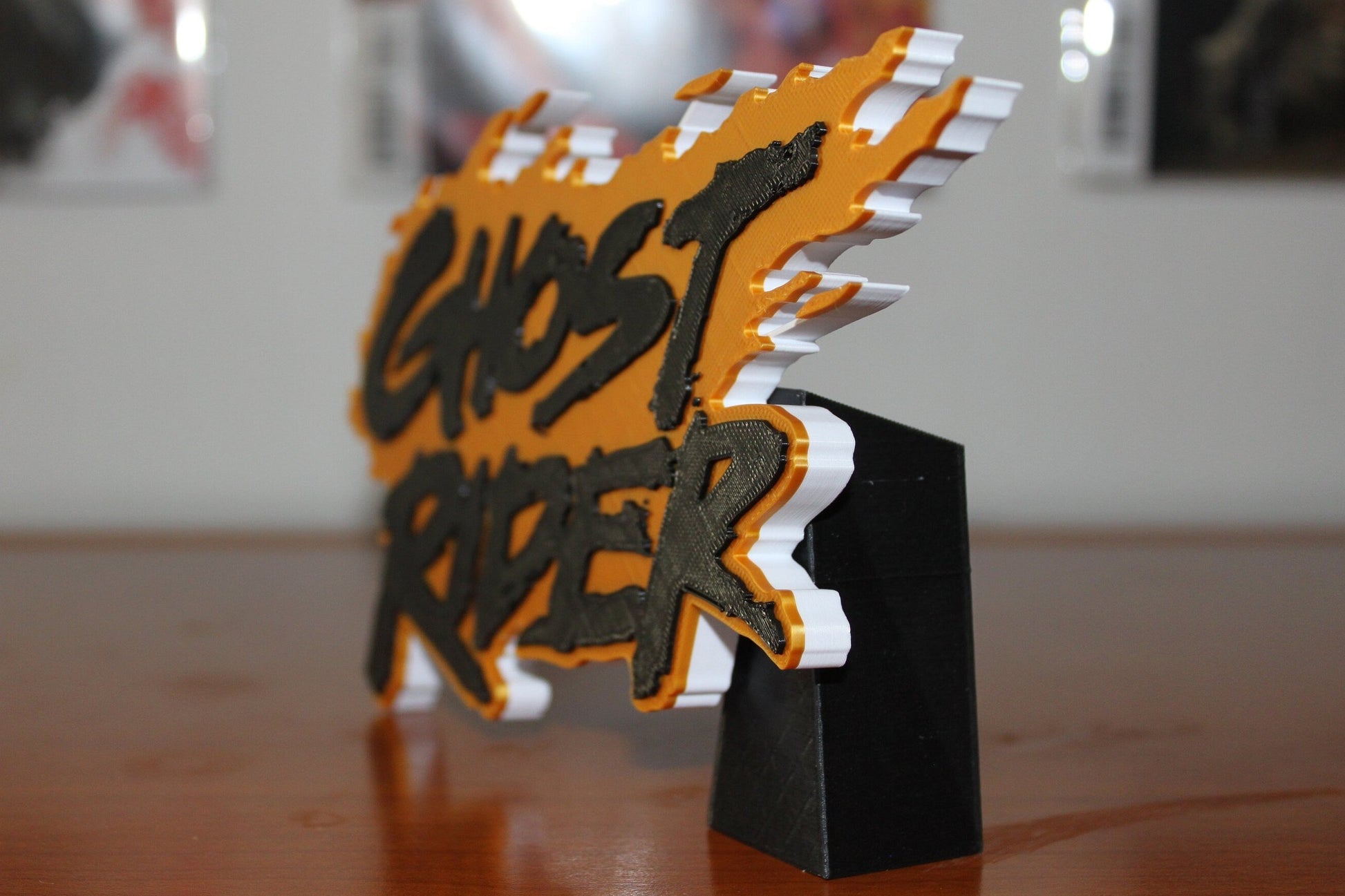 Ghost Rider 3D printed Comic Logo Art