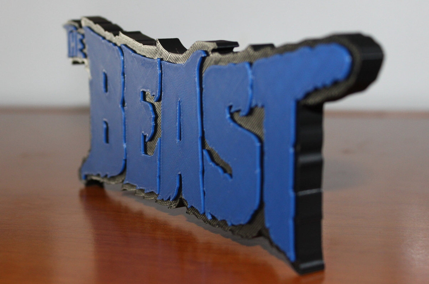 Beast 3D printed Logo Sign Wall Desk Shelf Art