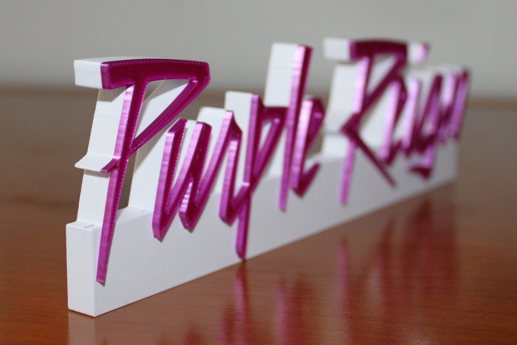 Purple Reign, Future 3D Printed Logo Art