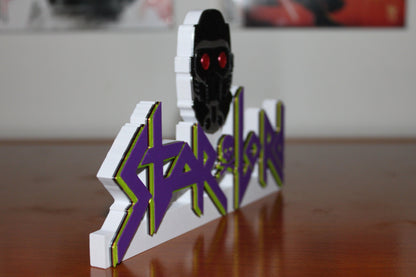 Star Lord 3D printed Comic Logo Art